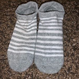 Pure Barre Gray & White Striped Socks 5 for $25